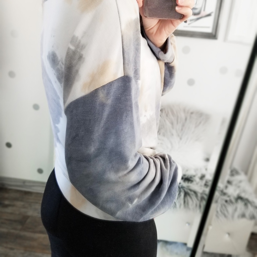 🅱️Last1️⃣Skye Cloud Wash Tie Dye Front Twist Top - Picture 6 of 8